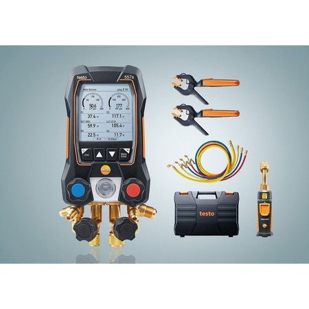 Testo 557s Smart Vacuum Kit with hoses - Smart digital Manifold 0564 5572 01